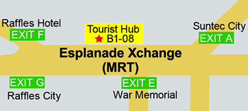 Esplanade Exchange Tourist Hub Map